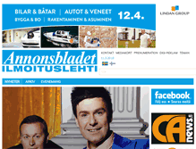 Tablet Screenshot of annonsbladet.canews.fi